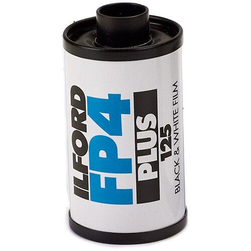 Ilford FP4 Plus 125, Black & White Film, 35mm/24 exposures - B&C Camera