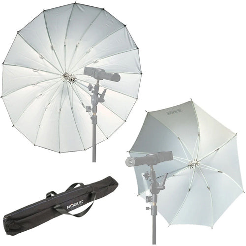 Rogue Umbrella Travel Kit (38" with Diffuser + 32" Shoot Thru)
