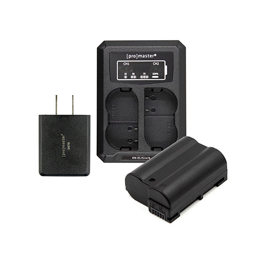 Shop Promaster Battery & Charger Kit for Nikon EN-EL15c by Promaster at B&C Camera