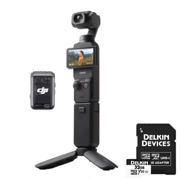 DJI Osmo Pocket 3 Creator Combo with Delkin Devices 32GB Advantage
