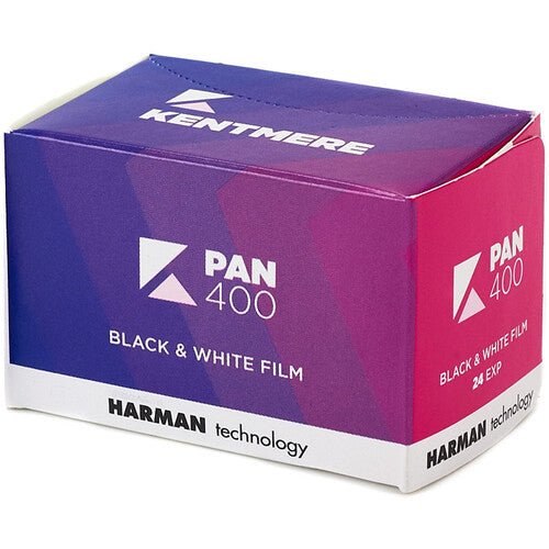 Kentmere Pan 400 Black and White Negative Film (35mm Roll Film, 24 Exposures) - B&C Camera