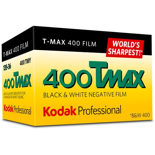 Kodak Professional T - Max 400 Black & White Negative Film (35mm Roll, 36 Exp) - B&C Camera