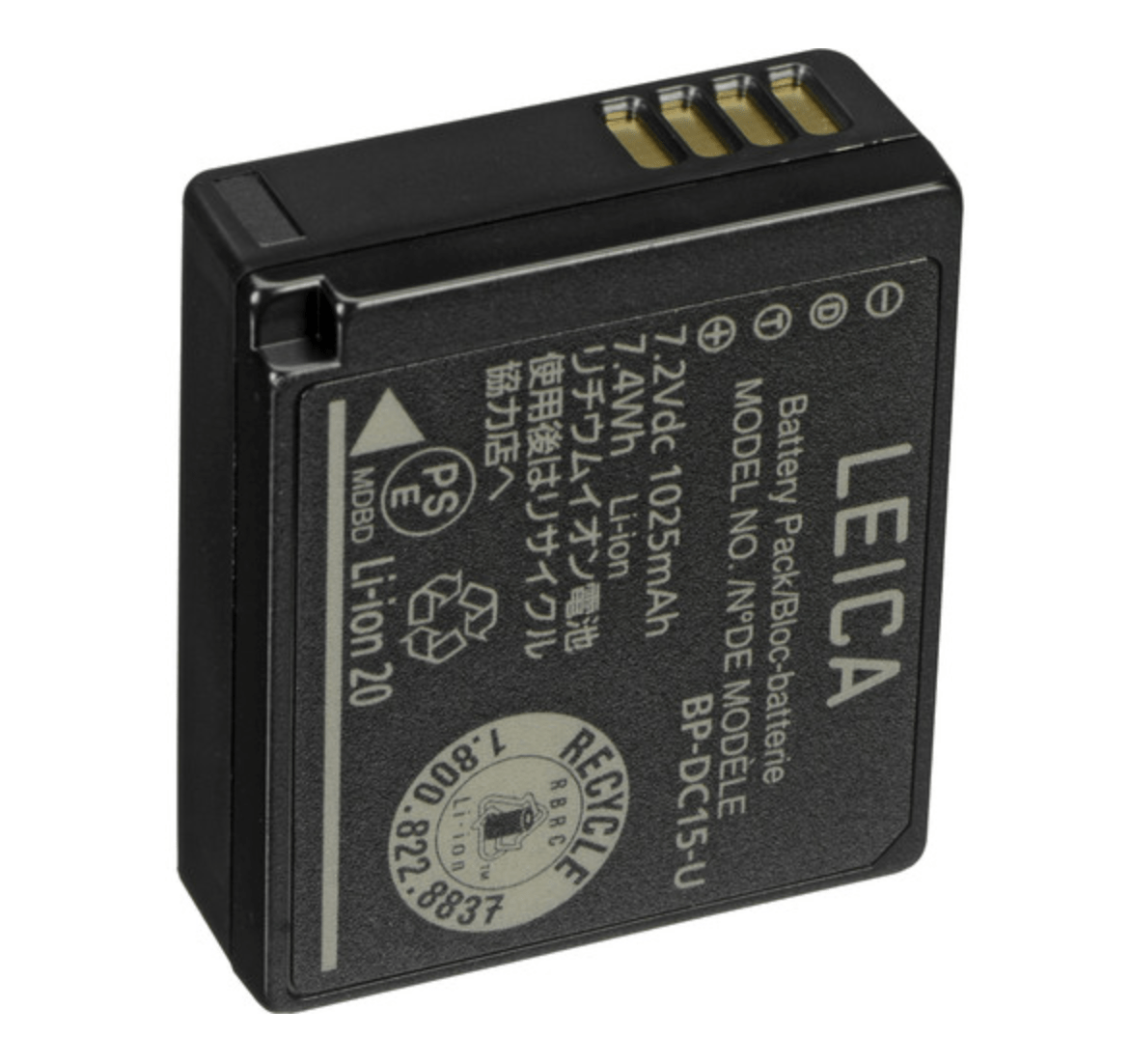 Leica BP - DC15 Li - ion Battery for D - LUX (Typ 109) - B&C Camera