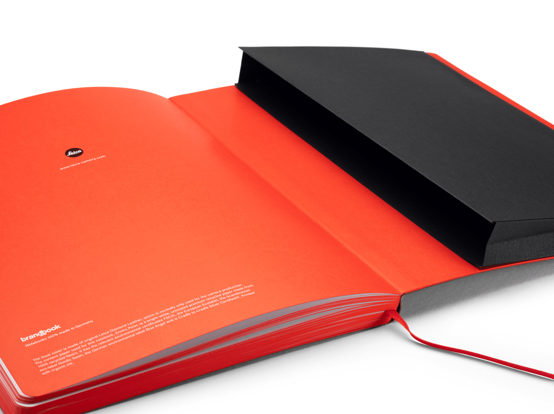 Leica Notebook - Special Format in Black Diamond Leather - B&C Camera