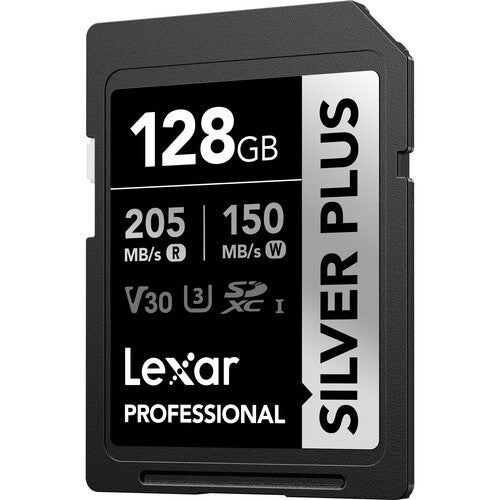 Lexar Professional SILVER PLUS SDXC 128GB - B&C Camera