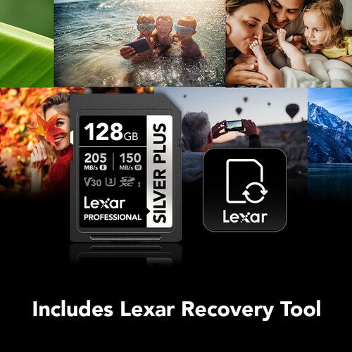 Lexar Professional SILVER PLUS SDXC 128GB - B&C Camera