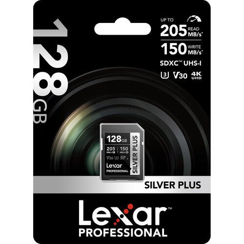 Lexar Professional SILVER PLUS SDXC 128GB - B&C Camera