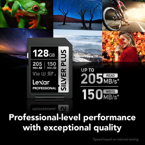 Lexar Professional SILVER PLUS SDXC 128GB - B&C Camera