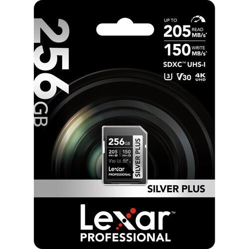 Lexar Professional SILVER PLUS SDXC 256GB - B&C Camera