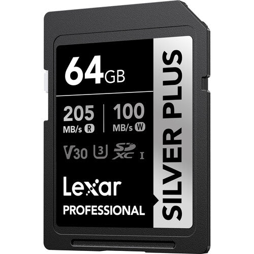 Lexar Professional SILVER PLUS SDXC 64GB - B&C Camera