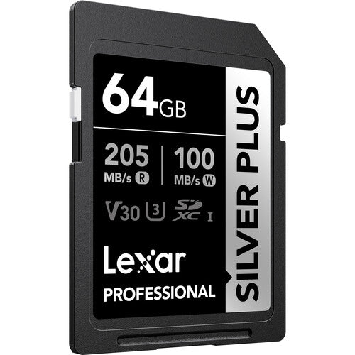 Lexar Professional SILVER PLUS SDXC 64GB - B&C Camera