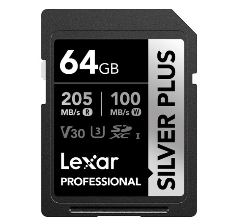 Lexar Professional SILVER PLUS SDXC 64GB - B&C Camera