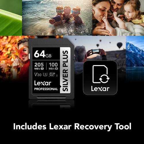 Lexar Professional SILVER PLUS SDXC 64GB - B&C Camera