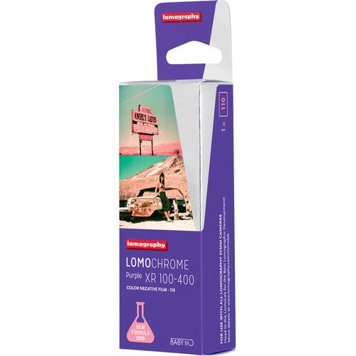 Lomography Lomochrome Purple Color Negative Film (110 Cartridge, 24 Exposures, Expiration 2019) - B&C Camera