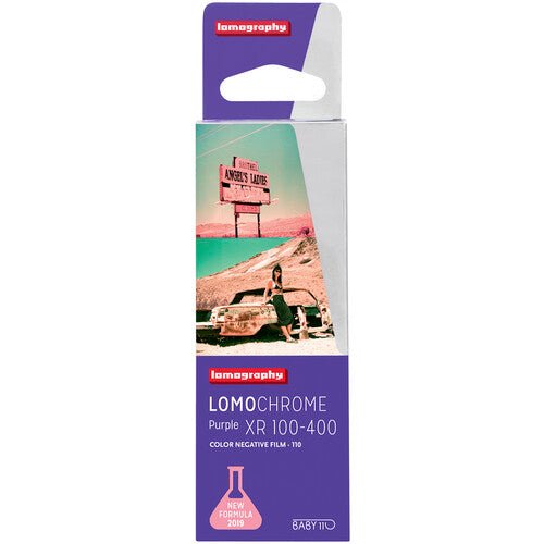 Shop Lomography Lomochrome Purple Color Negative Film (110 Cartridge, 24 Exposures, Expiration 2019) by lomography at B&C Camera