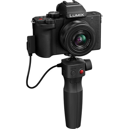 Shop LUMIX G100 Mirrorless Camera with 12-32mm F3.5-5.6 Lens and Tripod Grip by Panasonic at B&C Camera