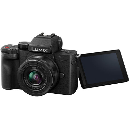 Shop LUMIX G100 Mirrorless Camera with 12-32mm F3.5-5.6 Lens and Tripod Grip by Panasonic at B&C Camera