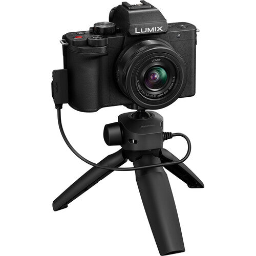 Shop LUMIX G100 Mirrorless Camera with 12-32mm F3.5-5.6 Lens and Tripod Grip by Panasonic at B&C Camera