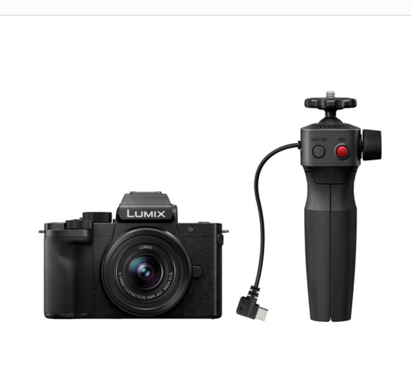 Shop LUMIX G100 Mirrorless Camera with 12-32mm F3.5-5.6 Lens and Tripod Grip by Panasonic at B&C Camera