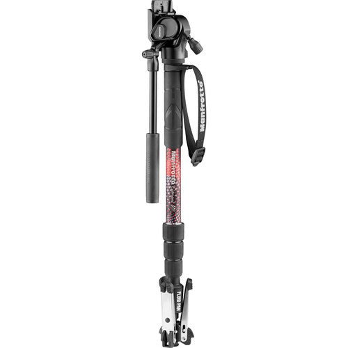 Manfrotto Element MII Video Monopod Aluminium Kit with Fluid Head - B&C Camera