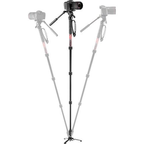 Manfrotto Element MII Video Monopod Aluminium Kit with Fluid Head - B&C Camera