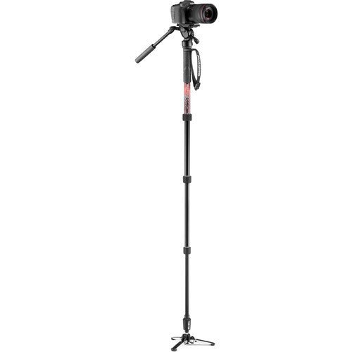 Manfrotto Element MII Video Monopod Aluminium Kit with Fluid Head - B&C Camera