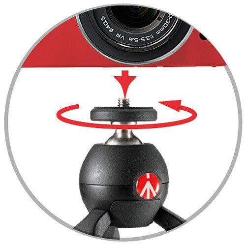 Manfrotto MINI TRIPOD BLACK WITH CLAMP MII Smartphone - B&C Camera