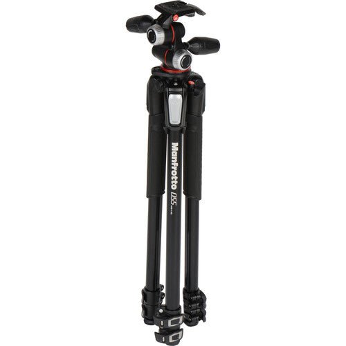 Manfrotto MK055XPRO3 - 3W Aluminum Tripod with 3 - Way Pan/Tilt Head - B&C Camera