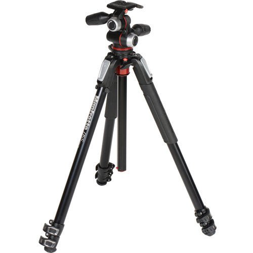 Manfrotto MK055XPRO3 - 3W Aluminum Tripod with 3 - Way Pan/Tilt Head - B&C Camera