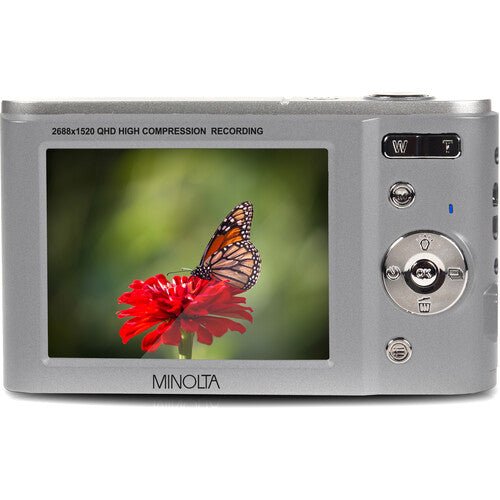 MINOLTA MND20 44 MP / 2.7K Ultra HD Digital Camera (Silver) - B&C Camera