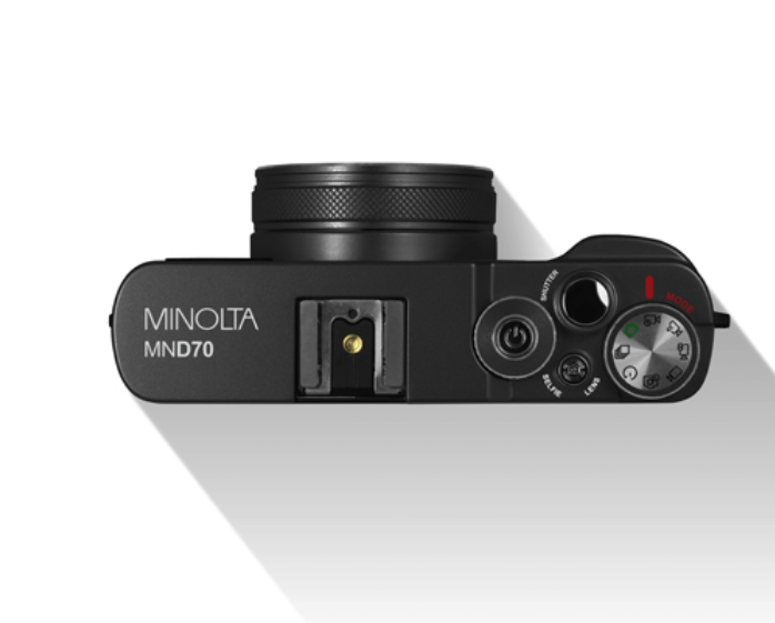 MINOLTA MND70 Retro 48 MP Autofocus / 5K Ultra HD Dual Lens Camera w/WiFi (Black) - B&C Camera