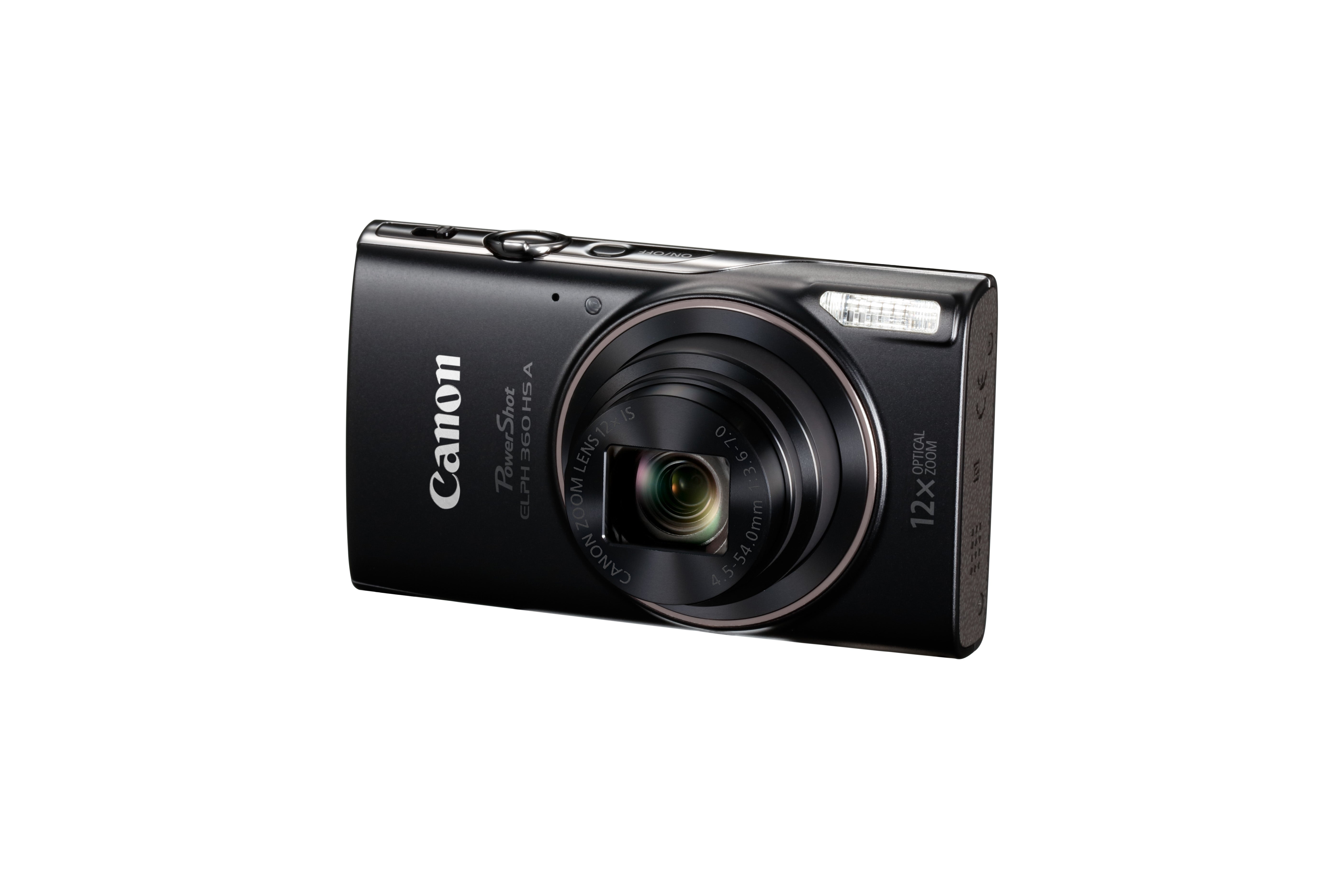 Canon PowerShot ELPH 360 HS A Digital Camera (Black)