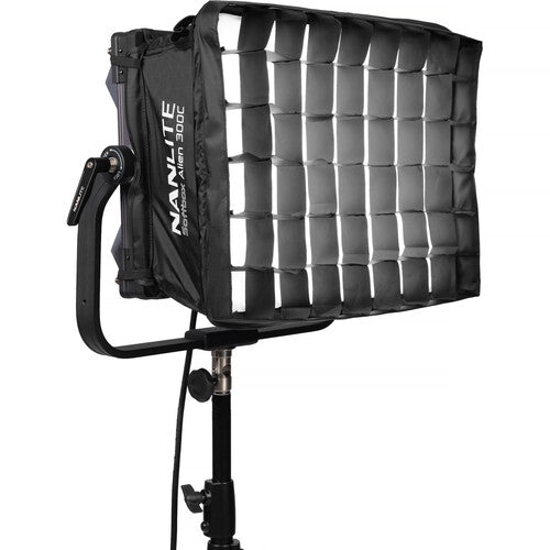 Nanlite Alien 300C RGBWW LED Panel with Softbox and Eggcrate - B&C Camera