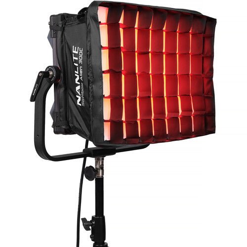 Nanlite Alien 300C RGBWW LED Panel with Softbox and Eggcrate - B&C Camera