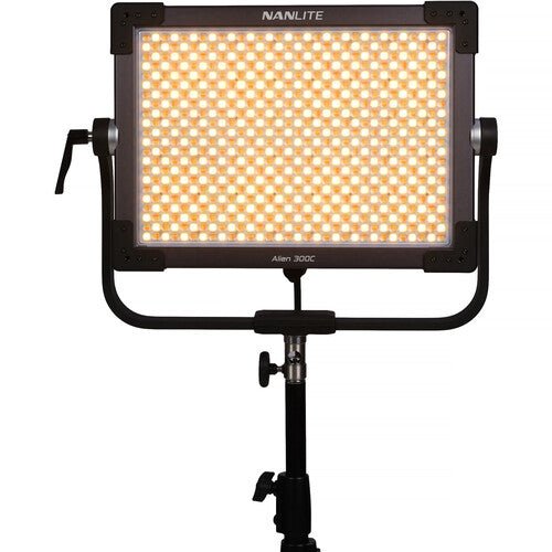 Nanlite Alien 300C RGBWW LED Panel with Softbox and Eggcrate - B&C Camera