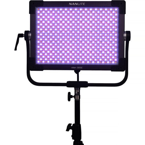 Nanlite Alien 300C RGBWW LED Panel with Softbox and Eggcrate - B&C Camera