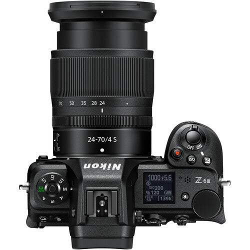 Nikon Z6 III Mirrorless Camera with 24 - 70mm f/4 S Lens - B&C Camera