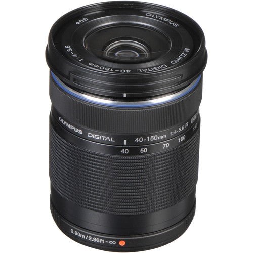 Olympus M.Zuiko Digital ED 40 - 150mm f/4.0 - 5.6 R Lens (Black) - B&C Camera