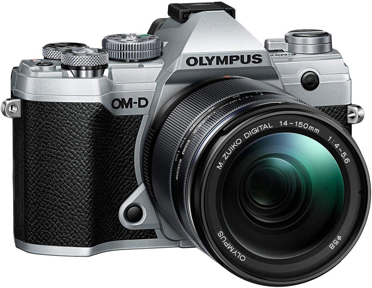 Olympus OM - D E - M5 Mark III Mirrorless Digital Camera with 14 - 150mm Lens (Silver) - B&C Camera