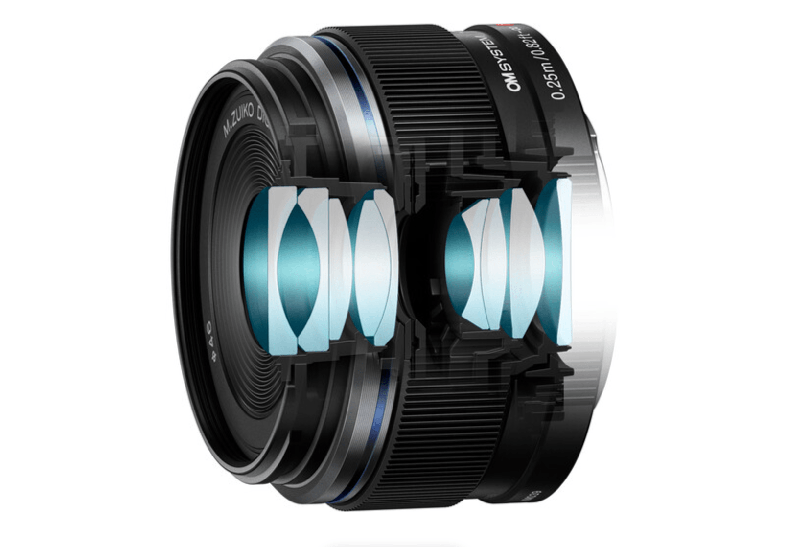 17mm Olympus Digital Lens f⁄1.8 - OM F1.8 Black for ED : f⁄2.8