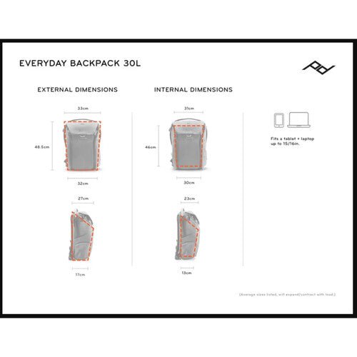 Shop Peak Design Everyday Backpack 30L v2 - Midnight by Peak Design at B&C Camera