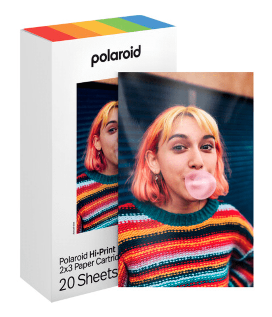 Polaroid Hi - Print 2 x 3" Paper Cartridge (20 - Sheets, 2 - Pack) - B&C Camera