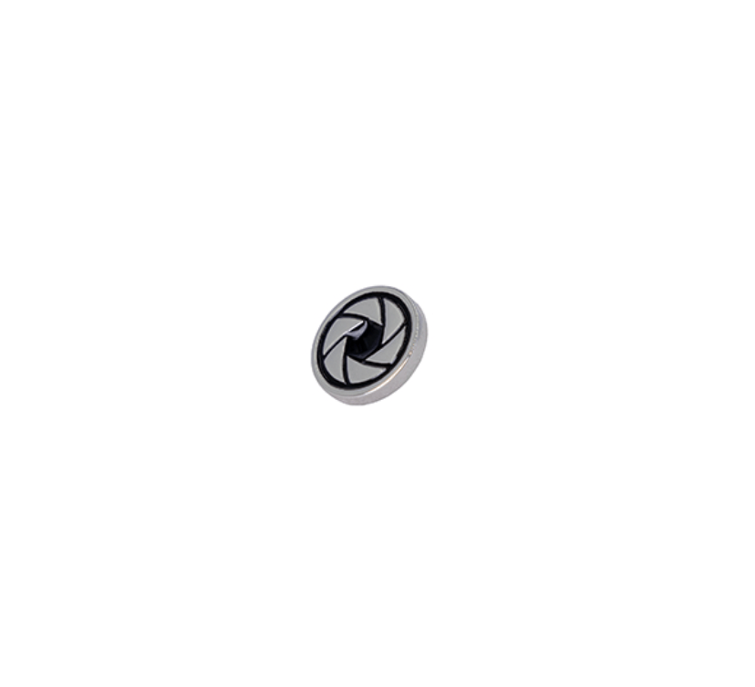 Shutter Key Design Promaster Deluxe Soft Shutter Button - Silver Leaf Shutter Design
