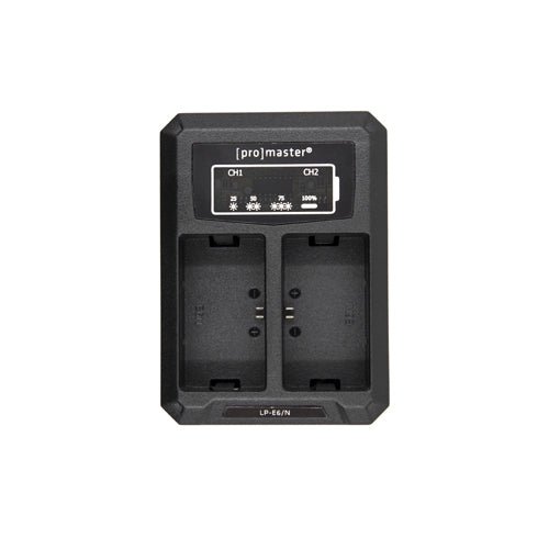 Promaster Dually Charger - USB for Canon LP - E6(N) - B&C Camera