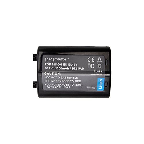 Promaster Li - ion Battery for Nikon EN - EL18d - B&C Camera