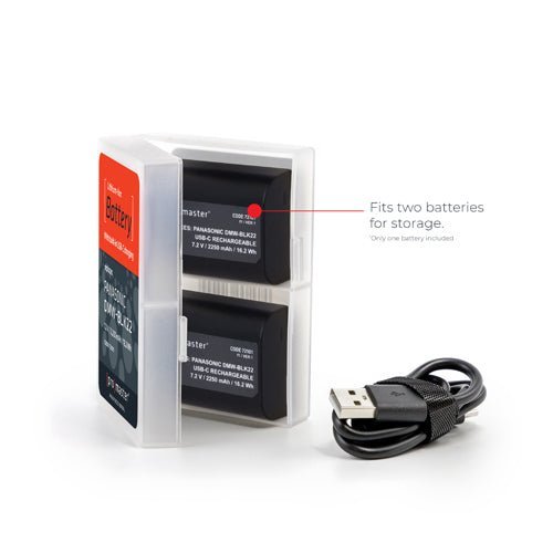 Shop Promaster Li-ion Battery for Panasonic DMW-BLK22 with USB-C Charging by Promaster at B&C Camera