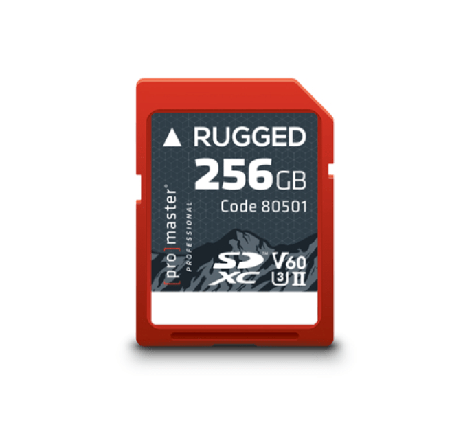 Shop Promaster SDXC 256GB Rugged™ UHS-II V60 Memory Card by Promaster at B&C Camera