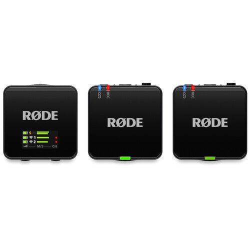 RODE Wireless GO (Gen 3) 2 - Person Compact Digital Wireless Microphone System/Recorder (2.4 GHz, Black) - B&C Camera