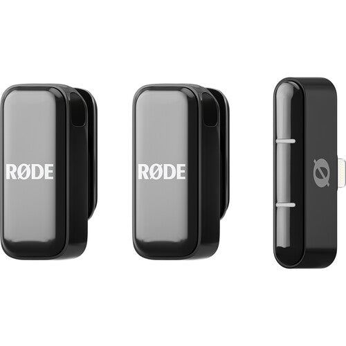 RODE Wireless Micro 2 - Person Ultracompact Wireless Microphone System with USB - C Connector (2.4 GHz, Black) - B&C Camera