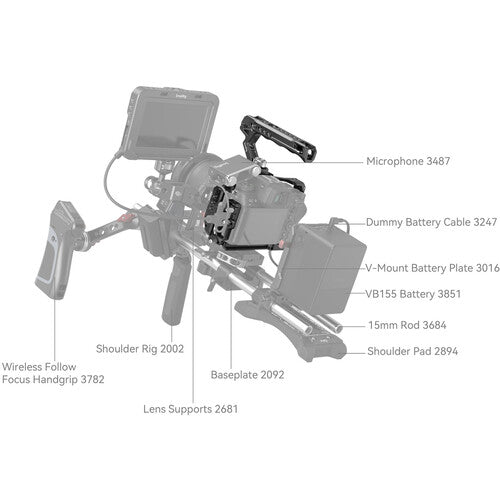 SmallRig Camera Cage Kit for Nikon Z 6III - B&C Camera